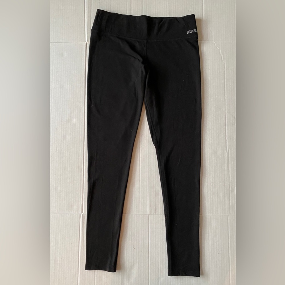 Victoria’s Secret PINK Medium Black Yoga‎ Leggings